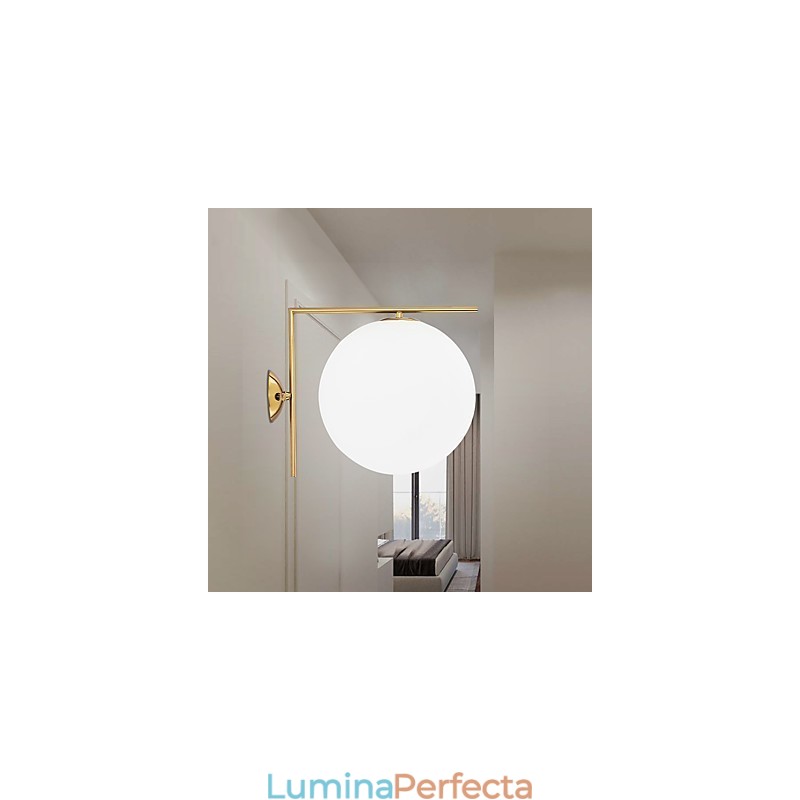 Aplice de perete cu lumină ambientală, modernă și contemporană din aur roz
