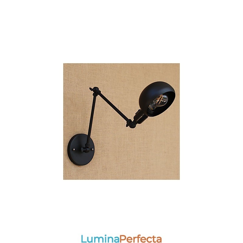 Caracteristică de pictură retro simplă de țară pentru lumini cu braț oscilant în stil mini pentru protecția ochilor