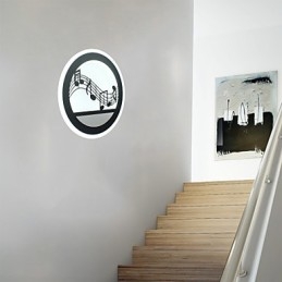 Lampă de perete creativă pentru dormitor, din acrilic, pentru culoar de intrare, lămpi pentru balcon, simple, moderne, pentru scară
