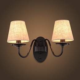 Rustic Lodge Pictură simplă de epocă Caracteristică lumină ambientală Aplice de perete Aplice