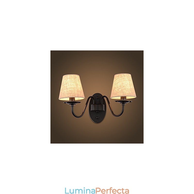 Rustic Lodge Pictură simplă de epocă Caracteristică lumină ambientală Aplice de perete Aplice