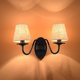 Rustic Lodge Pictură simplă de epocă Caracteristică lumină ambientală Aplice de perete Aplice