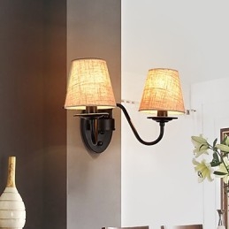 Rustic Lodge Pictură simplă de epocă Caracteristică lumină ambientală Aplice de perete Aplice