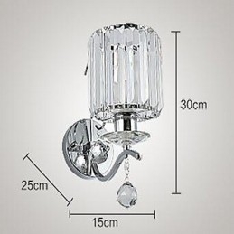 Cristal Modern Contemporan galvanizat Caracteristică Aplice de perete Aplice de perete