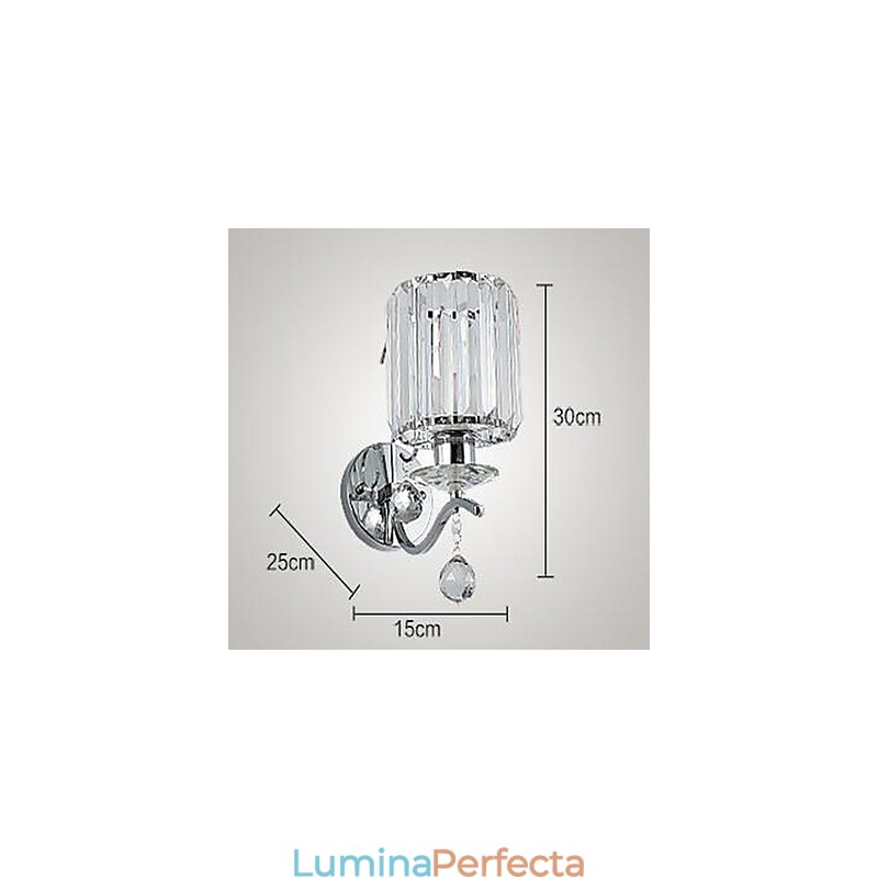 Cristal Modern Contemporan galvanizat Caracteristică Aplice de perete Aplice de perete