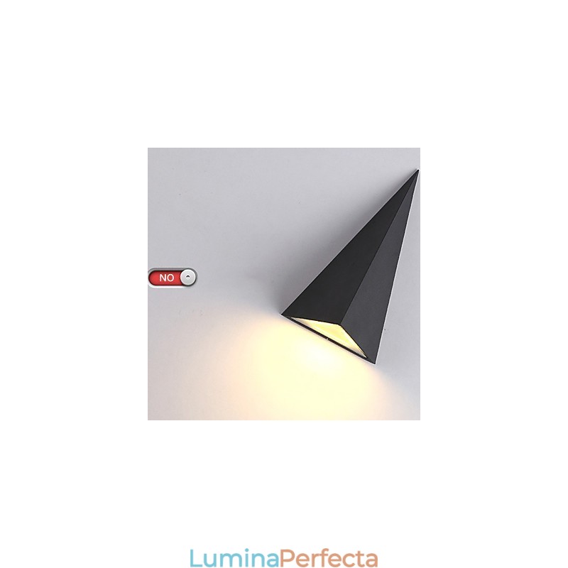 Noutate integrată Caracteristică contemporană modernă pentru stil mini Aplice de perete cu lumină ambientală Aplice de perete în aer liber, rezistentă la apă
