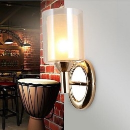 Aplice de perete cu lumini în sus cu electroplacare, modernă, contemporană