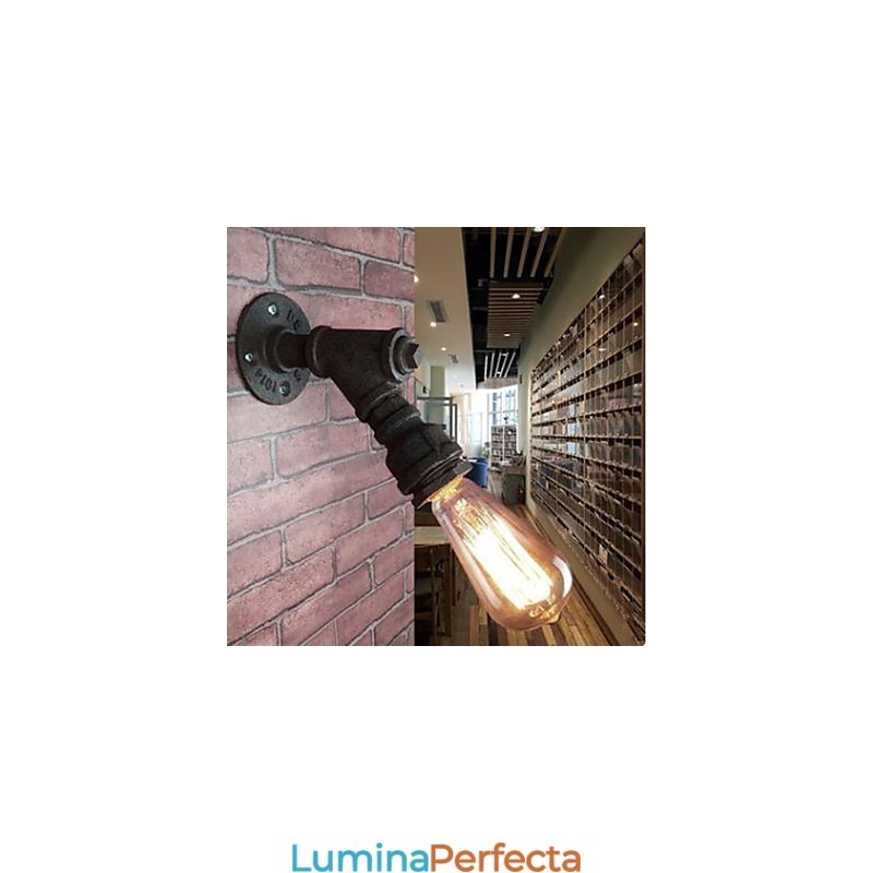 Caracteristică de pictură rustic Lodge pentru lumina ambientală cu arc Aplice de perete