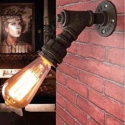 Caracteristică de pictură rustic Lodge pentru lumina ambientală cu arc Aplice de perete