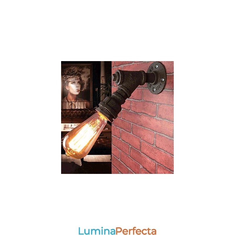 Caracteristică de pictură rustic Lodge pentru lumina ambientală cu arc Aplice de perete
