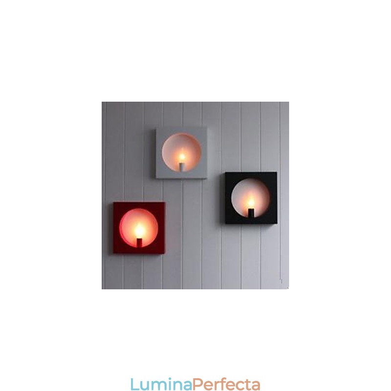 Lampă de perete modernă, simplă, artă din fier, creativă pentru sufragerie, fundal, hol, capul patului, cadru pătrat, lămpi și felinare