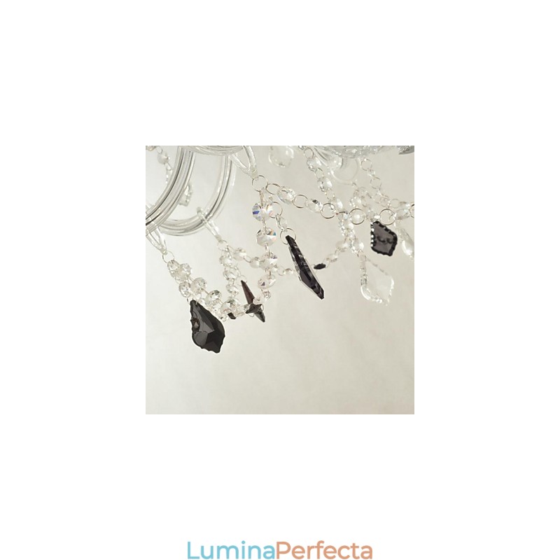 Candelabru din sticlă de cristal modern contemporan