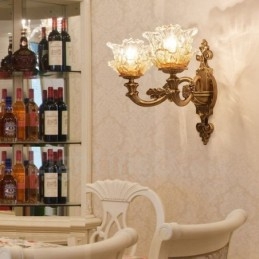 2 Lumini Tradițional Clasic Sufragerie Sufragerie Cameră de dormit Aplice de interior din metal