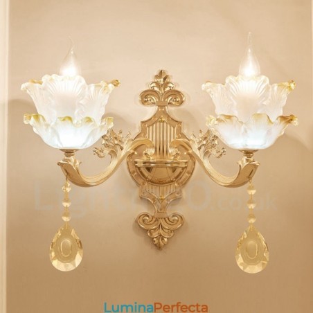 2 Lumini Tradițional Clasic Sufragerie Sufragerie Cameră de dormit Aplice de interior din metal 2 Lumini Tradițional Clasic Sufragerie Sufragerie Cameră de dormit Aplice de interior din metal