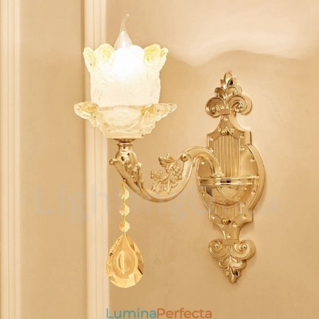 Single Light Tradițional Clasic Sufragerie Sufragerie Cameră Dormitor Metal de lux Aplice de interior Single Light Tradițional Clasic Sufragerie Sufragerie Cameră Dormitor Metal de lux Aplice de interior