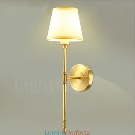 Aplice de interior clasice tradiționale cu o singură lumină de cupru Aplice de interior clasice tradiționale cu o singură lumină de cupru