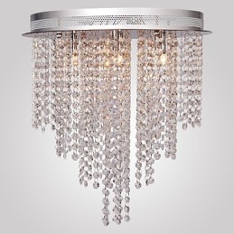 Montaj încastrat din metal galvanizat în stil mini de cristal modern și contemporan