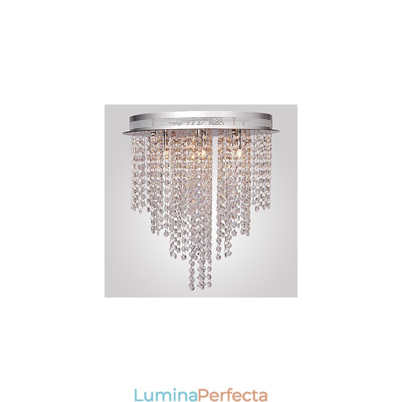 Montaj încastrat din metal galvanizat în stil mini de cristal modern și contemporan