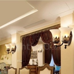 2 Lumini Tradițional Clasic Sufragerie Sufragerie Cameră de dormit Aplice de interior din metal