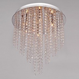 Montaj încastrat din metal galvanizat în stil mini de cristal modern și contemporan