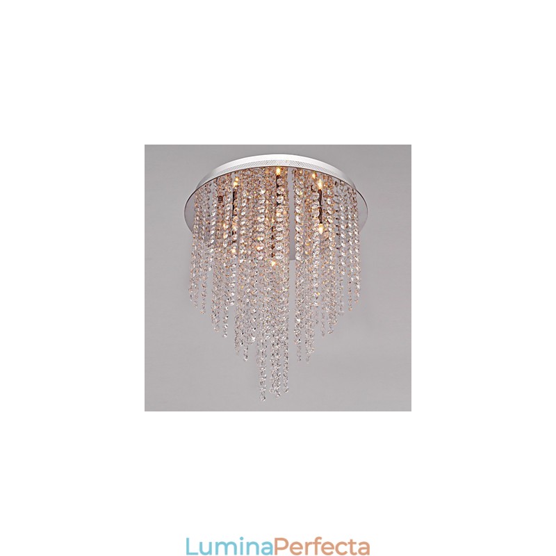 Montaj încastrat din metal galvanizat în stil mini de cristal modern și contemporan