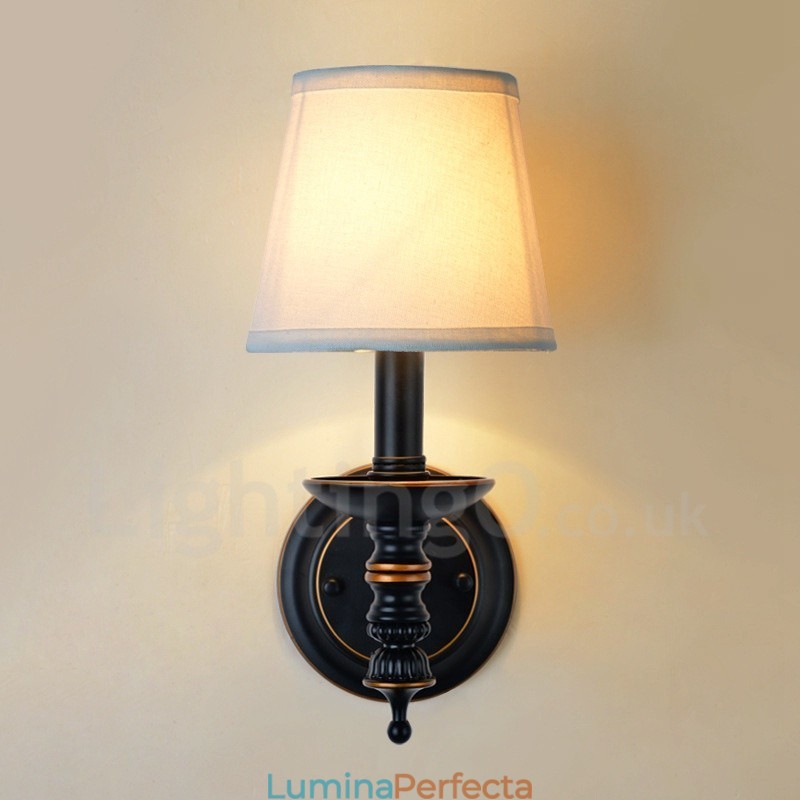 Aplice de interior clasice tradiționale cu o singură lumină