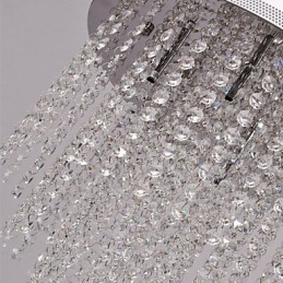 Montaj încastrat din metal galvanizat în stil mini de cristal modern și contemporan