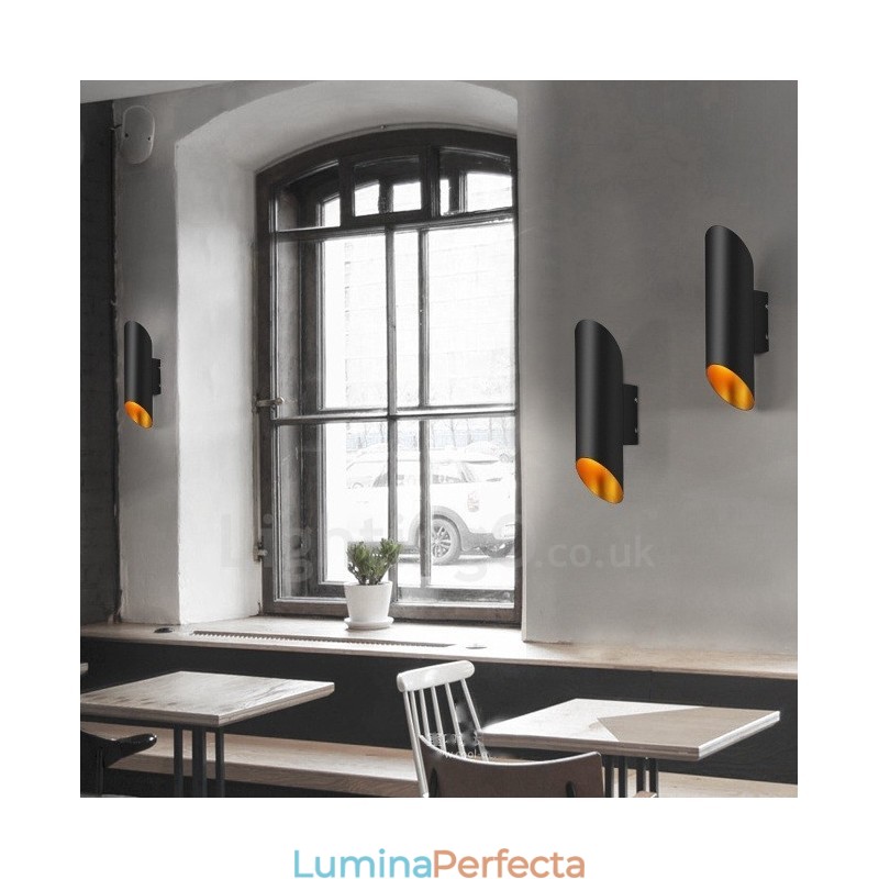 Lămpi de perete moderne, contemporane, cu montare încasată, din aliaj de aluminiu