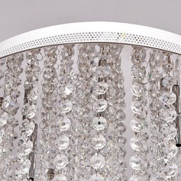 Montaj încastrat din metal galvanizat în stil mini de cristal modern și contemporan