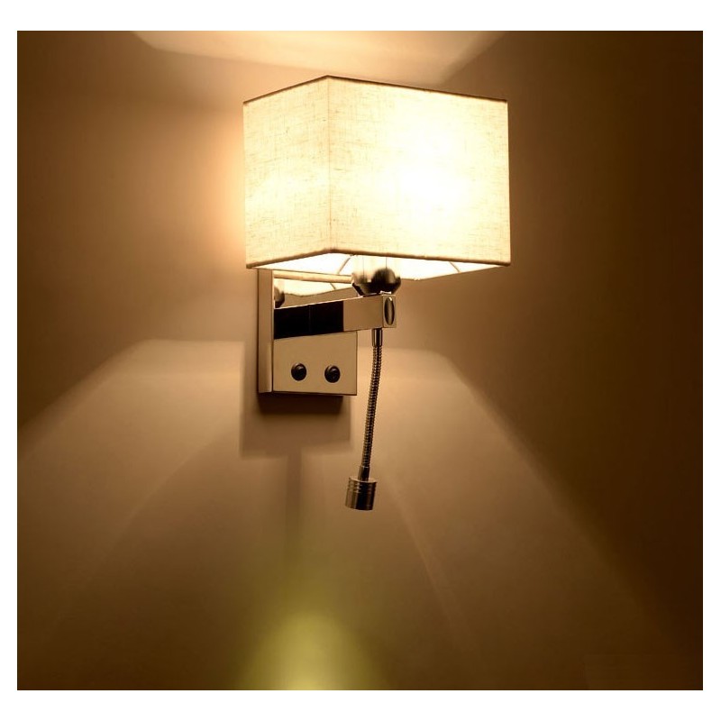 Camera de hotel modernă, lectură, țesătură creativă, coridor, balcon, lampă de perete