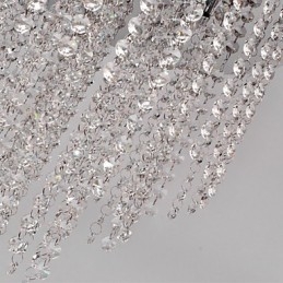 Montaj încastrat din metal galvanizat în stil mini de cristal modern și contemporan