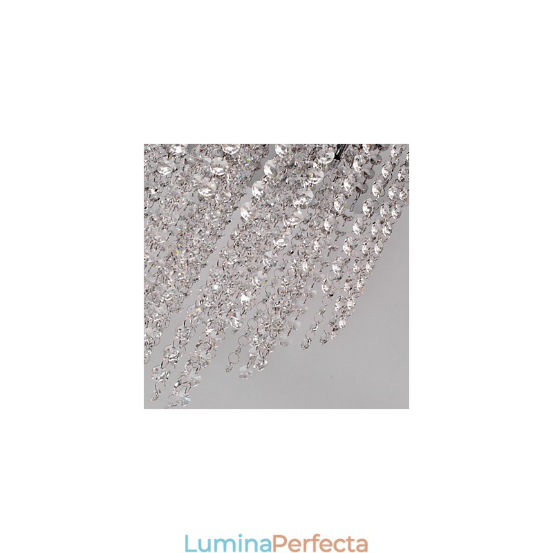 Montaj încastrat din metal galvanizat în stil mini de cristal modern și contemporan