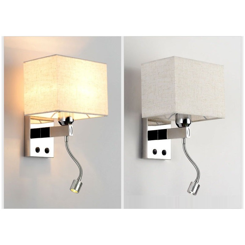 Camera de hotel modernă, lectură, țesătură creativă, coridor, balcon, lampă de perete