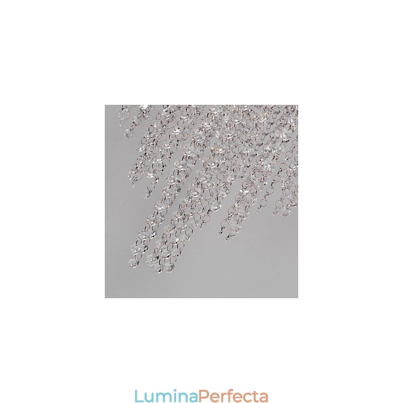 Montaj încastrat din metal galvanizat în stil mini de cristal modern și contemporan