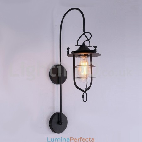 Lampă de perete retro Dock Applique de perete Black Wharf Dock Sconce Restaurant Living Cafe Bar Magazin de îmbrăcăminte Lampă de perete retro Dock Applique de perete Black Wharf Dock Sconce Restaurant Living Cafe Bar Magazin de îmbrăcăminte