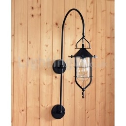 Lampă de perete retro Dock Applique de perete Black Wharf Dock Sconce Restaurant Living Cafe Bar Magazin de îmbrăcăminte