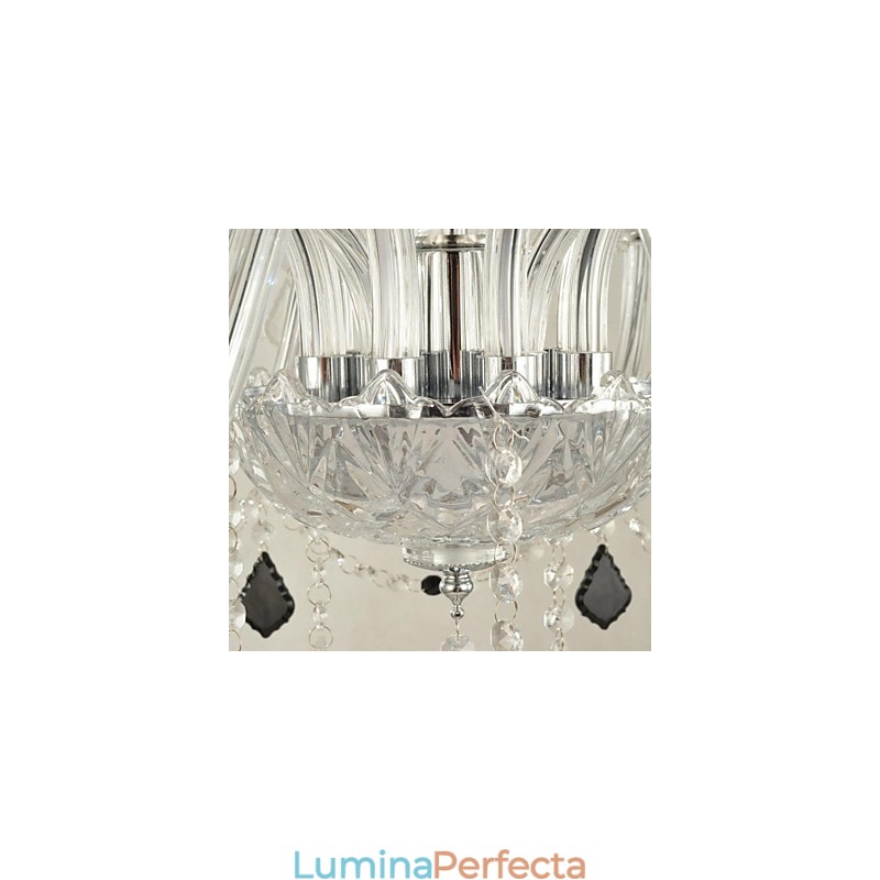 Candelabru din sticlă de cristal modern contemporan