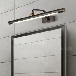 Lampă IPMirror Lumini pentru baie Aplice de perete din alamă pură cu umbră acrilică Iluminare de machiaj