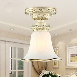 Lampă cu dom din sticlă din rășină de tip european Sweet To Absorb Dome Light