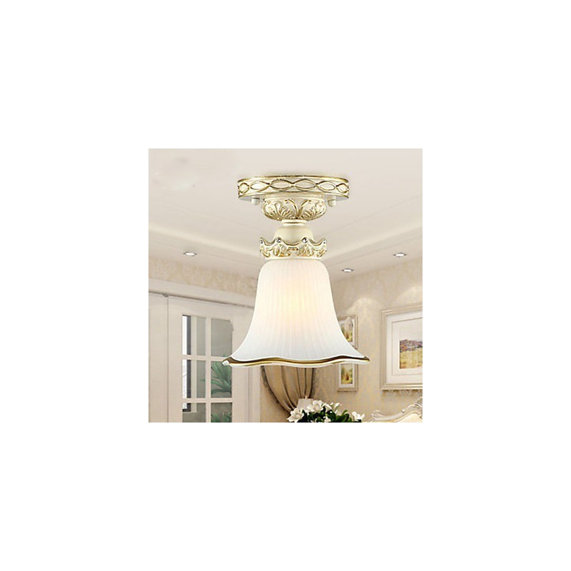Lampă cu dom din sticlă din rășină de tip european Sweet To Absorb Dome Light