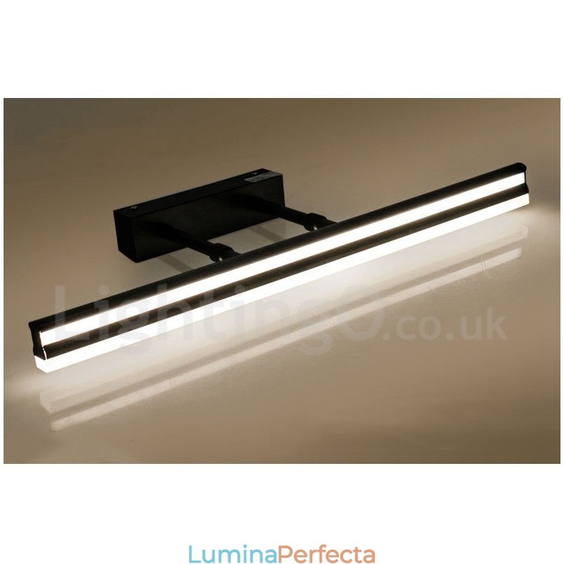 Lampă cu oglindă IP44 Iluminează baie Aplice de perete în sus și în jos cu umbră acrilică Iluminare pentru machiaj