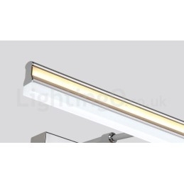 Lampă cu oglindă IP44 Iluminează baie Aplice de perete în sus și în jos cu umbră acrilică Iluminare pentru machiaj