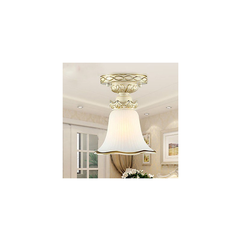 Lampă cu dom din sticlă din rășină de tip european Sweet To Absorb Dome Light