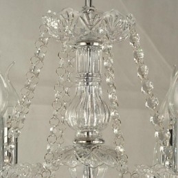 Candelabru din sticlă de cristal modern contemporan