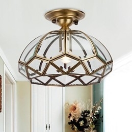 Familie de plafoniere din cupru cu design decorativ modern și contemporan