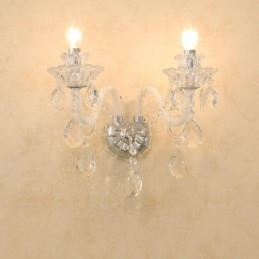 Lumanare de cristal asortata cu 2 lumini Lampa retro din sticla
