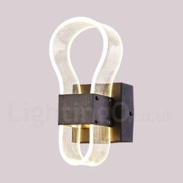 Lampă modernă de perete cu abajur acrilic pentru culoarul din dormitor