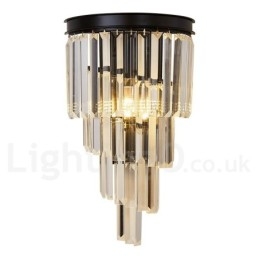 Lampă de perete modernă de lux K9 cu abajur de cristal