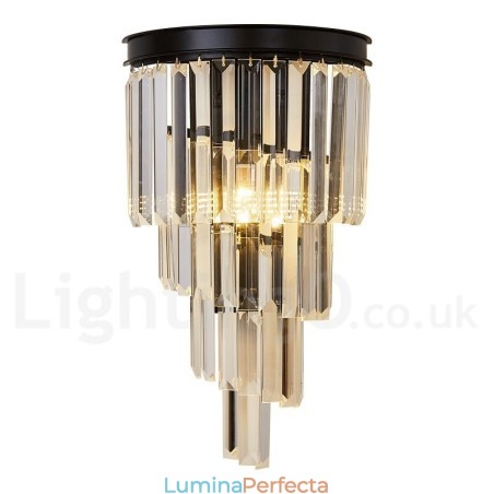 Lampă de perete modernă de lux K9 cu abajur de cristal