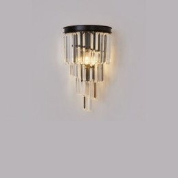 Lampă de perete modernă de lux K9 cu abajur de cristal